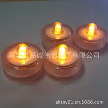 В настоящее время доступный источник светодиодный Водонепроницаемая свеча свет погружения светящиеся ночные огни