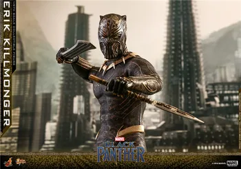 

In Stock full set Figure Doll Hot Toys MMS471 Black Panther 1/6 scale scale Erik Killmonger Collectible Figure