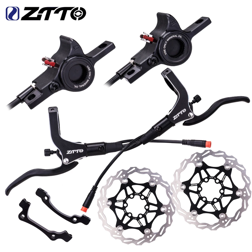 Ztto Mtb Bike Hydraulic Disc Brake V1 Cnc Calipers Dual Piston Left