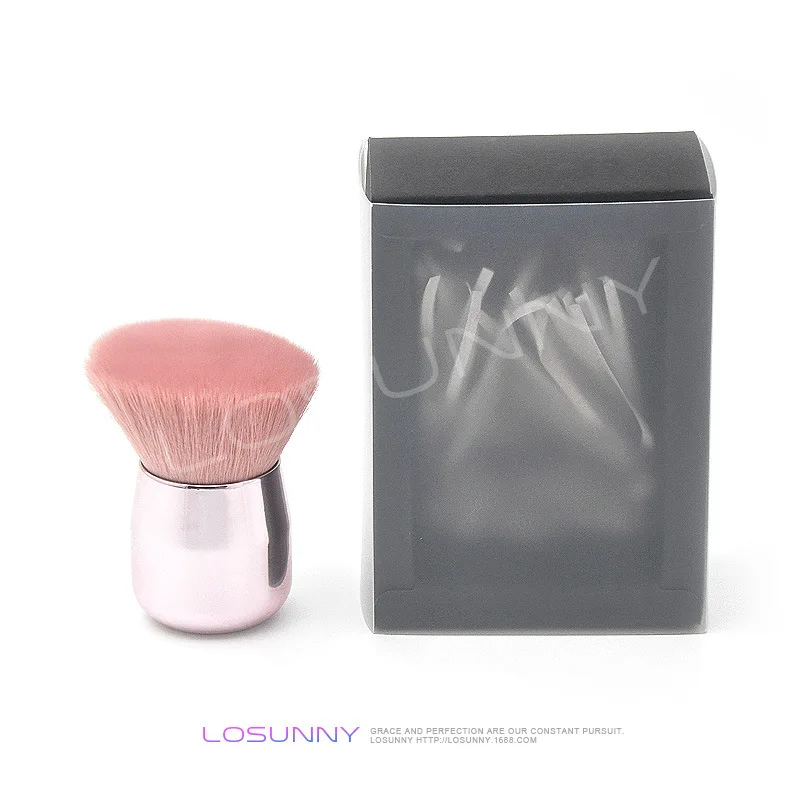1Pcs High Quality Face Makeup Brush Round Pink Foundation Powder Brush Art Paint Brush Theatre Makeup