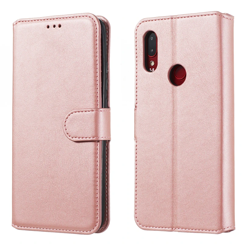 Кожаный чехол бумажник с откидной крышкой для Xiaomi A3 Lite Redmi 7 7A 6 K20 Note 5 8 Pro