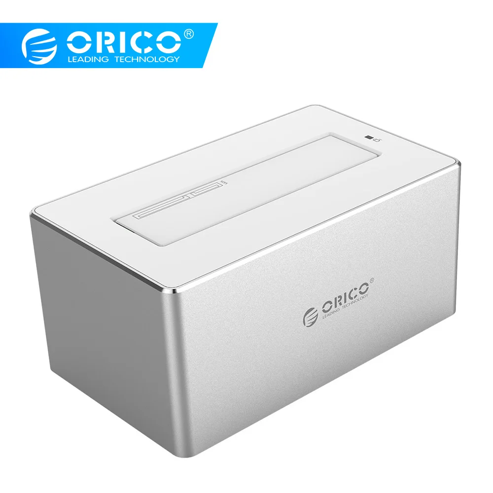 ORICO алюминиевый 3,5 дюймовый SATA для USB 3,0 HDD док-станция SSD адаптер для 2,5 3,5 Жесткий диск поддержка 10 ТБ с 12V Мощность