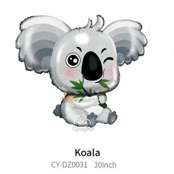 

Jumbo 30 inch Koala Balloon Koala Bear Helium Balloon Baby Shower Animal theme Party Birthday Party Decoration Toys Globos