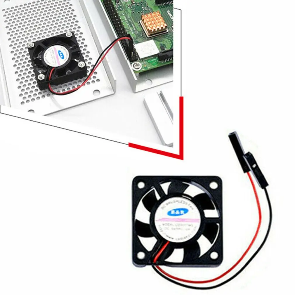 Для Raspberry Pi 4 Модель B универсальный алюминиевый чехол с бесплатным вентилятором чехол для Raspberry Pi 4 Модель B официальный корпус