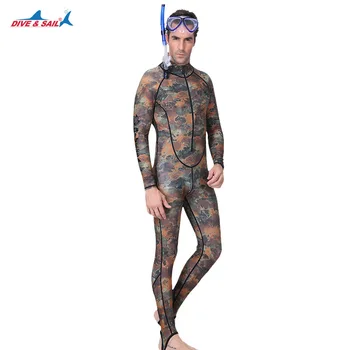 

Long Sleeve Wetsuit Conjoined Swimwear UV Protection Quick Drying Comfortable High Quality Sunsproof Quick-drying