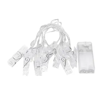 

10LED Photo Clip Light String Fairy Lights Home Room Decoration Commemoration