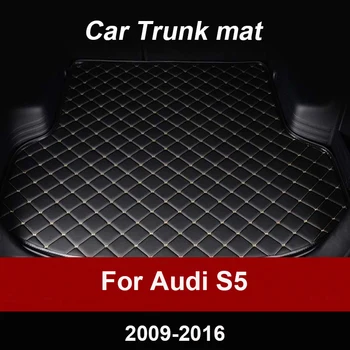 

APPDEE Car trunk mat for Audi S5 sedan 2009 2010 2011 2012 2013 2014 2015 2016 cargo liner carpet interior accessories cover