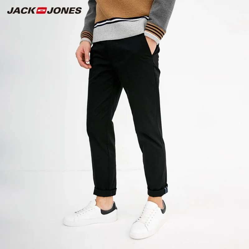 JackJones мужские деловые Смарт повседневные брюки 218314584 | Мужская одежда