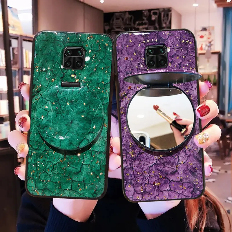 

Luxury Glitter Case For Xiaomi Redmi Note9S 9 9A 8 8T 5 5A 6 6A 7 7A 8 8A K20 Makeup Mirror Silicone For Xiaomi POCOX3 NFC Case