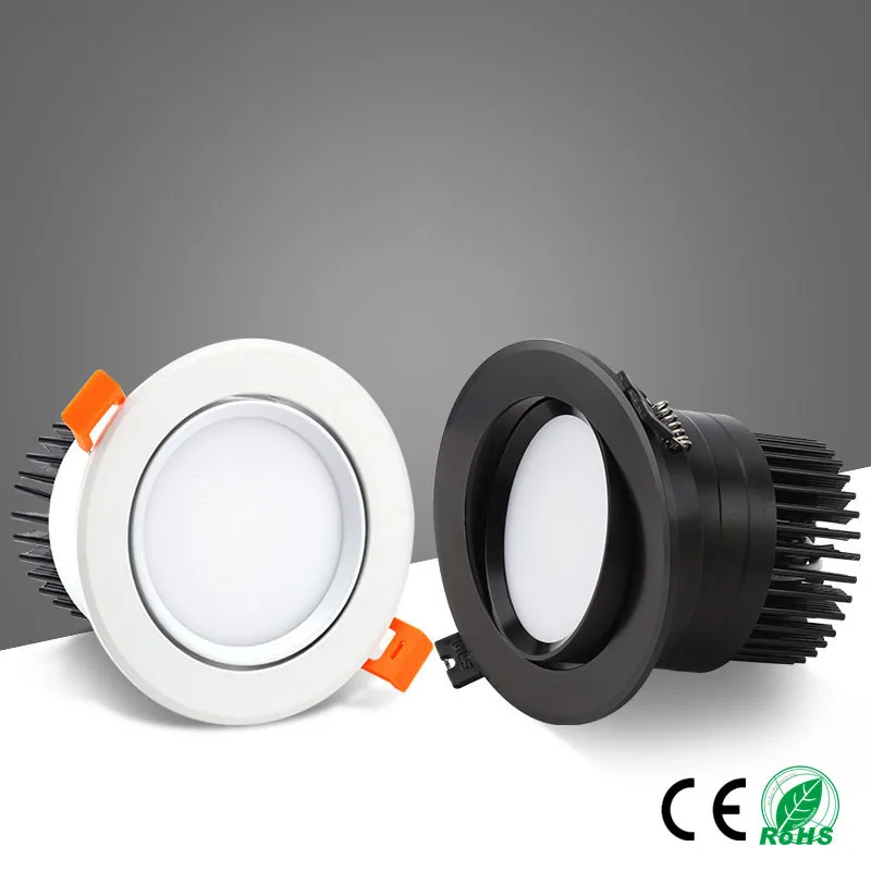 Приглушаемый Светодиодный точечный светильник COB потолочная лампа модель 5w7w9w12w15w
