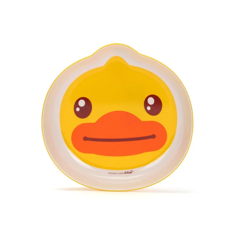 

B. Duck Small Yellow Duck CHILDREN'S Tableware Eating Solid Food Bowl Baby Plate Cartoon Rice Bowl Cute CHILDREN'S Tableware