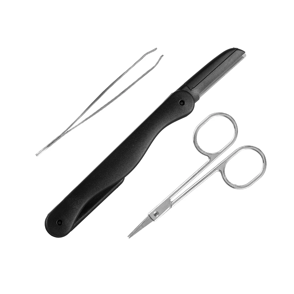 Professional Stainless Steel Scissor Manicure For Nails Eyebrow Nose Eyelash Cuticle Scissors Curved Pedicure Trimmer MakeupTool