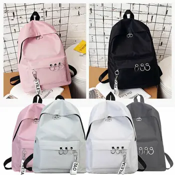 

Fashion Women Canvas School Bag Girls Backpack Travel Rucksack Shoulder Bags