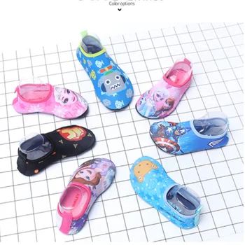 

New children's cartoon beach shoes wholesale outdoor wading dry children's swimming shoes Sophia children's beach shoes