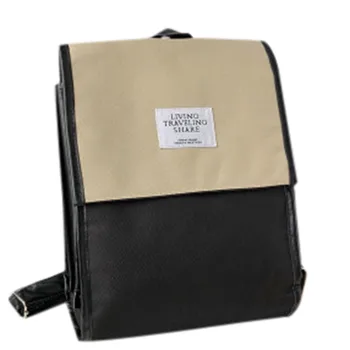 

Korean Style Unisex School Shoulder Bag Contrast Color Backpack Student Casual Computer Bag High Quality Phone Pouch #LR4