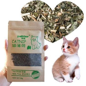

Organic Natural Premium Catnip Cattle Grass Non-toxic Menthol Flavor Funny Pet Healthy Safe Edible Treating Cat Toy Pet Products