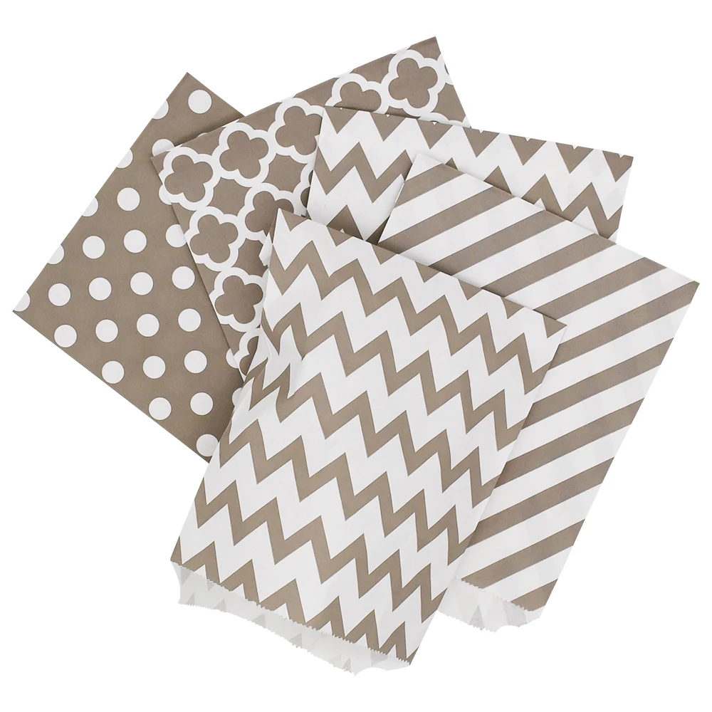 5-30 stücke bunte Taschen Tasche Geburtstags feier Gunst Stand Taschen Papiertüte Stand Up Cookie Geschenk Verpackung Tasche Geburtstag Gunst Tasche 13x18cm – Detail 12