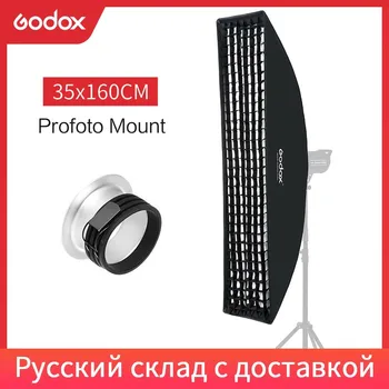 

Godox 35x160cm 14"x 63" Strip Beehive Honeycomb Grid Softbox for Photo Strobe Studio Flash Profoto Mount Softbox