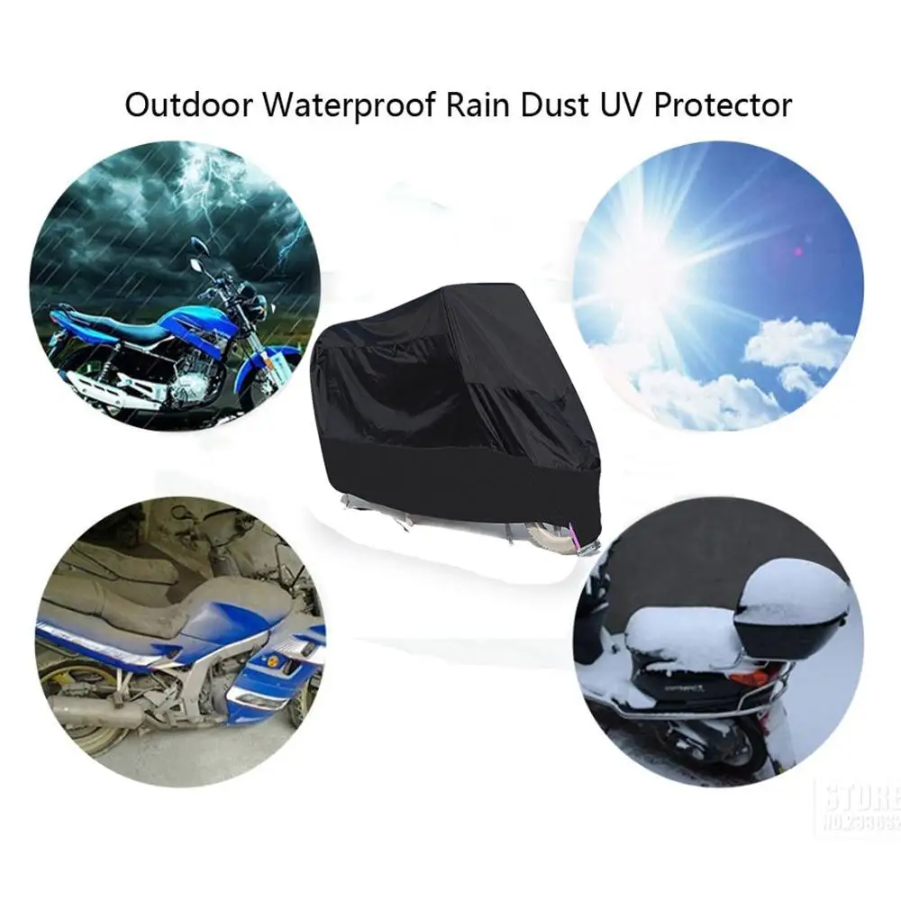 5 цветов Универсальный Полный Дождь Защита от пыли для улицы Защита от солнца УФ лед водонепроницаемый скутер мотоцикл водонипроницаемый клад XL/XXL/3XL/4XL