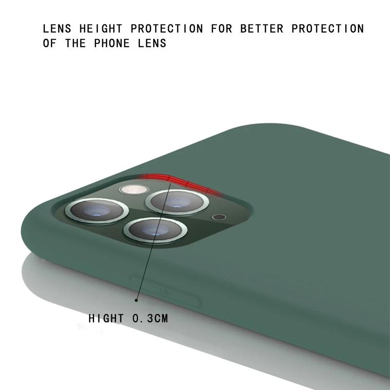 Для iPhone 11 Pro Max мягкий жидкий силиконовый резиновый чехол для iPhone 8 7 6 6S Plus Xr Xs Max X задняя крышка для телефона чехол s