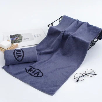 

35*75CM Car Cleaning Tool Super Absorbency Towel For KIA K2 K3 K5 k9 Sorento Sportage R Rio Soul car accessories