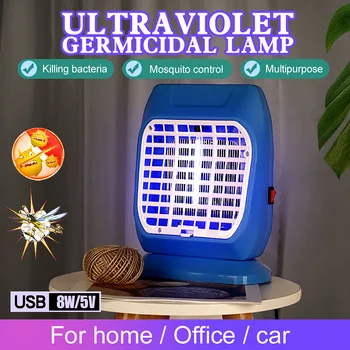 

Portable UV Disinfection Lamp Home LED Ultraviolet Mosquito Killer Lamp Sterilization Bacterial Disinfect Anti Mosquito Lights