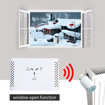 

SEA801-APP Programmable Thermostat Heater Temperature Controller Heating and Accurate TRV Thermostatic Radiator Valve