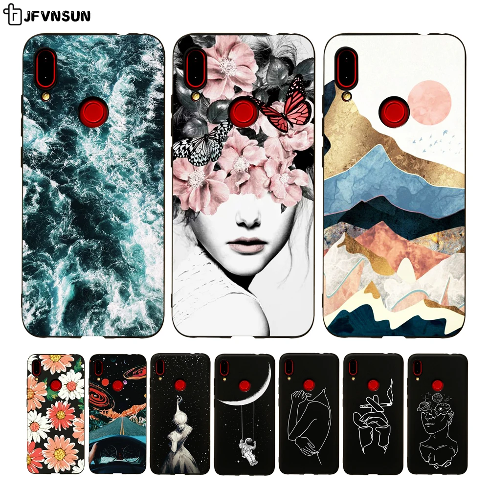 

xiaomi Redmi 7 Note 7 Case Cute 3D Drawing Pattern Soft Silicone Protective Case on for xiaomi Redmi 7 Note 7 Pro Cases Cover