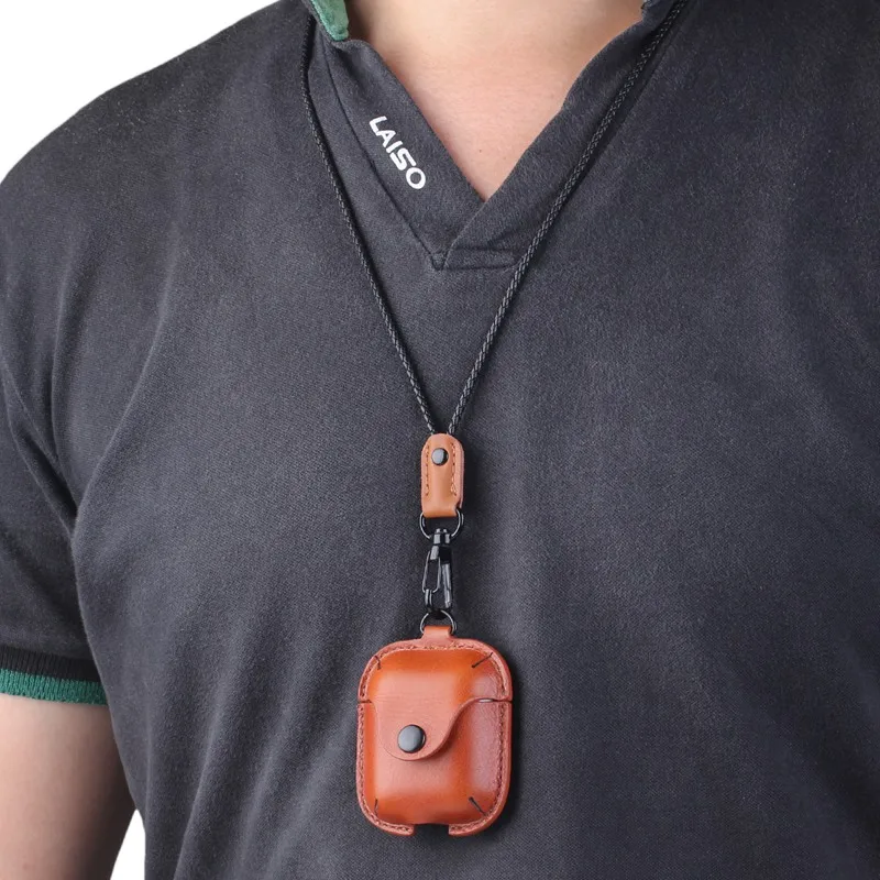 Soft leather Case For Apple AirPods Case Headphone Adapter Cover for airpods 2 1 case Wireless Bluetooth For Air Pods Case