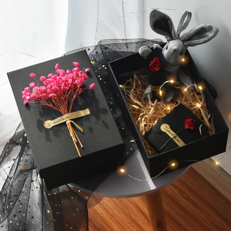 

Creative Gift Box Lipstick Gift Box Wedding Chocolate Cake Packing Paper Boxes Party Supplies Cookies Bag Women Bag Gift Bags
