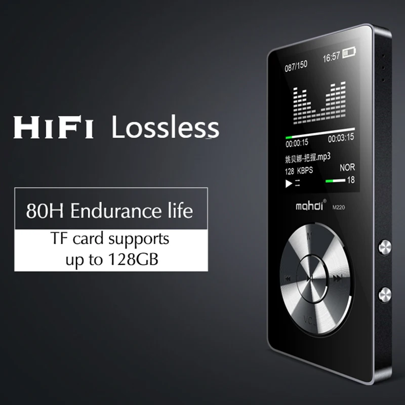 AAAE Top-Mahdi 8 Гб Hifi Mp3 плеер без потерь Fm видео электронная книга рекордер часы Функция Спорт 1,8 дюймов Tft экран музыкальный плеер