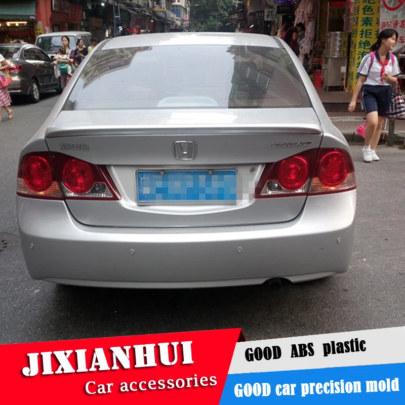 Спойлер для Civic 2006-2011 спойлер Honda HDB из АБС-пластика заднее крыло автомобиля