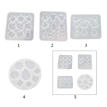 

2020 New Maple Leaf Gems Shape Molds Jewelry Making DIY Epoxy Resin Mould Silicone Mold