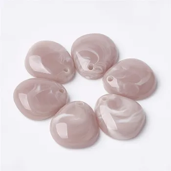 

Drop Shape Acrylic Pendants Charms Imitation Cloud Style for Jewelry Making DIY Necklace Findings 20x18x6mm about 300pcs/500g