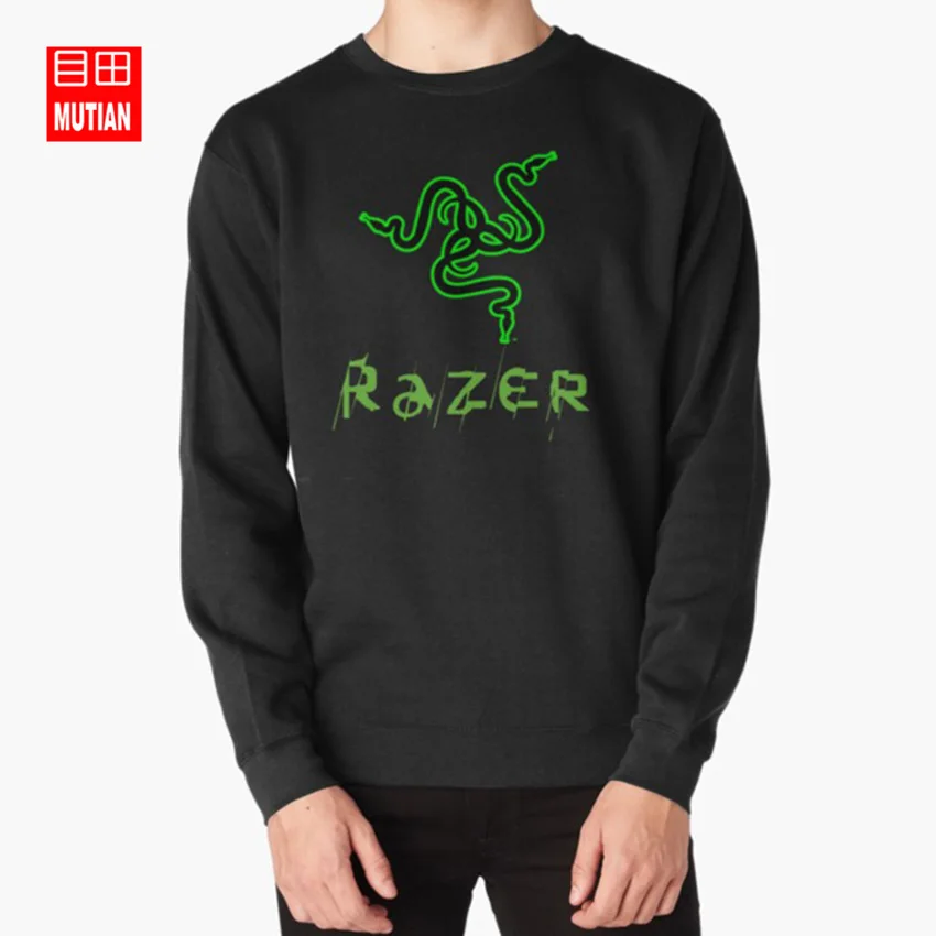 Толстовка с капюшоном и логотипом Razer игровой компьютер razer|Толстовки свитшоты| |