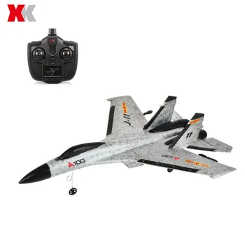 

XK A100-J11 EPP 340mm Wingspan 2.4G 3CH Beginner Electric RC Airplane Fixed Wing Aircraft Built-in Gyro Grey Remote Control RTF