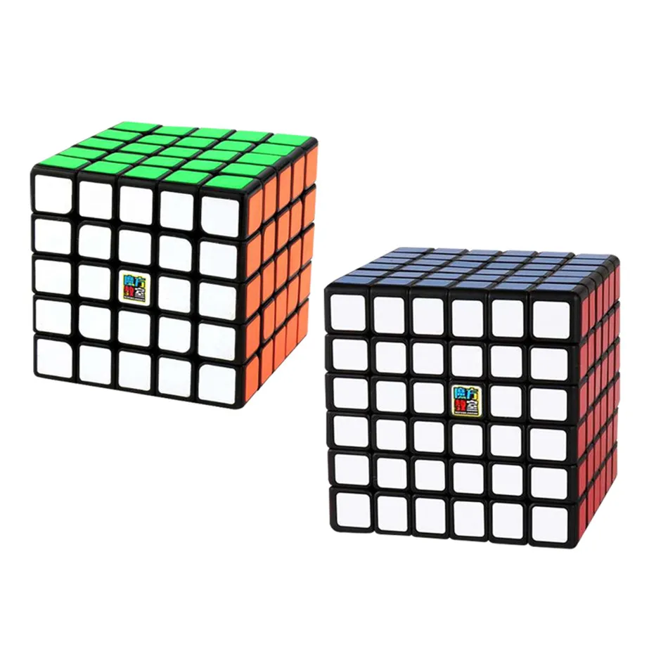 New Moyu Meilong 5x5 Rubix Speed Cube Smooth Puzzle Black 