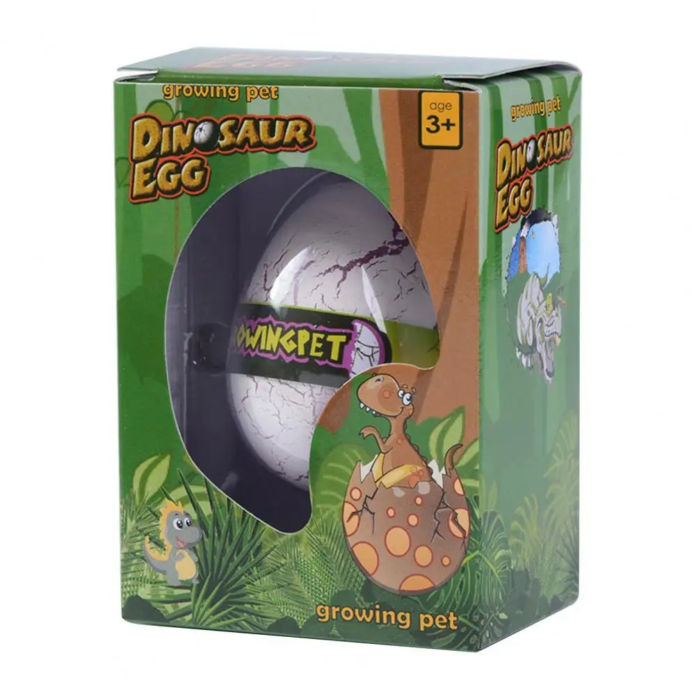 Juguete educativo de expansión de agua para niños y niñas, divertido huevo de dinosaurio para incubar, huevos de juguete