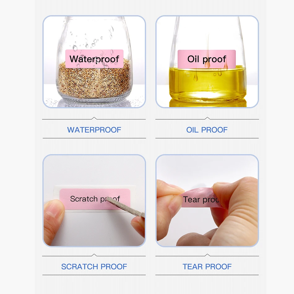 NIIMBOT D11 D110 D101 Printer Thermal Label Sticker Cable Paper Rolls Adhesive Label Tape Luminous for Switch Home Office Use