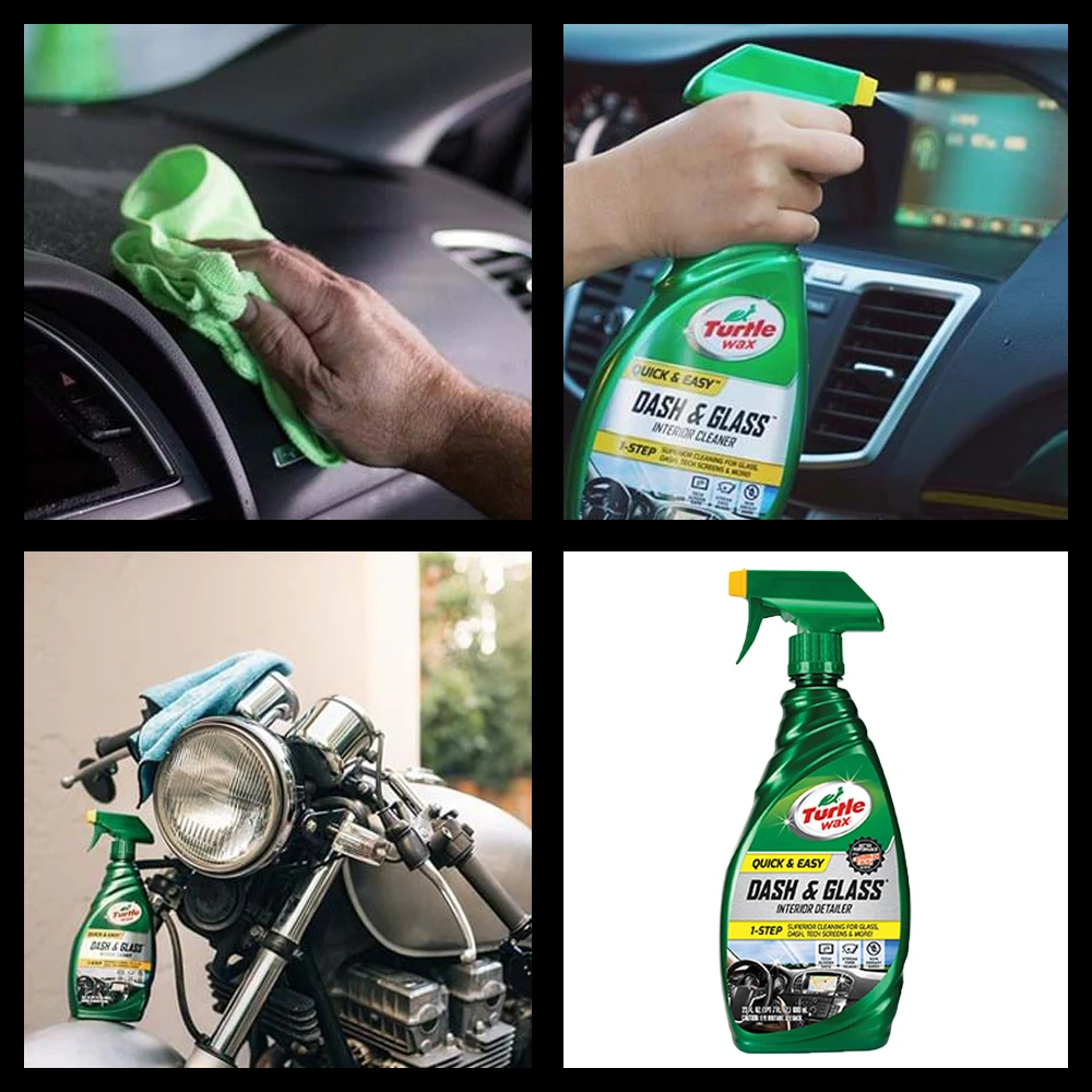 100pcs 500ml Dash & Glass Interior Detailer 2 In 1 Cleaner For Auto Surface Cleaning Plastic And drop shipping|Средство для