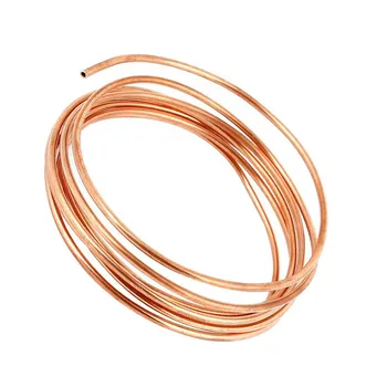 

Hot 5/16 Inch Diameter 3/4/6/10m Soft Coil Brass Tube Hose Air Conditioner Copper Pipe Refrigerant Gas Copper DIY Cooling