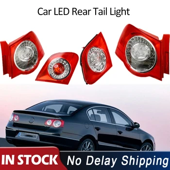

1 Pair Left Right Side Outer LED Rear Tail Light Car Brake Fog Lamp DRL Turn Signal For VW Passat B6 Sendan 2006-2011