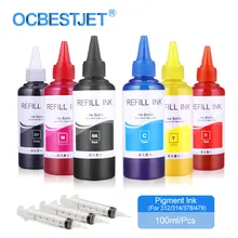 600 мл 312 314 378 478 T312 T314 T378 T478 пигментные чернила для заправки бутылка для Epson Expression фото XP8500 XP15000 принтер