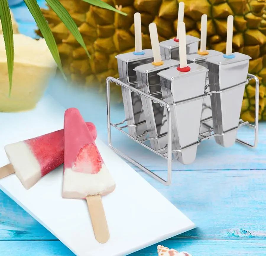 Летние льдогенератор Нержавеющая сталь ледяной бар Чайник DIY Мороженое Плесень слесарный
