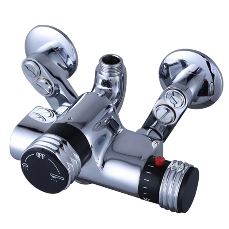 

Wall Mounted Thermostatic Shower Faucets Bathroom Thermostatic Mixer Hot And Cold Bathroom Mixer Mixing Valve Bathtub Faucet