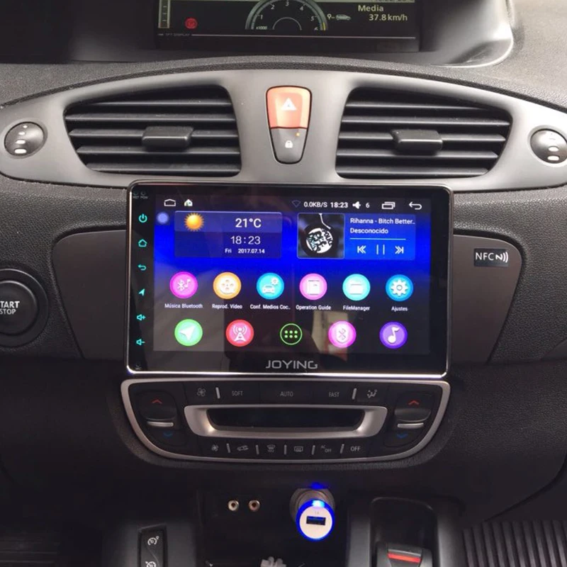 Discount JOYING 8 CORE 4G RAM Android 8.1 car radio 1 din 7/8/9/10.1 Inch car stereo Screen 64G ROM GPS navigation head unit WIFI Carplay 5