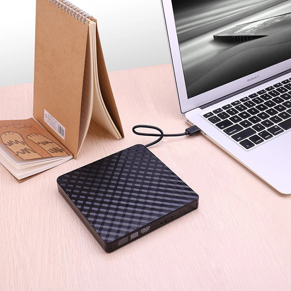 Lecteur externe USB 3.0 DVD RW CD Ampa er Slim Carbon Mars, lecteur  optique, pour PC portable - AliExpress