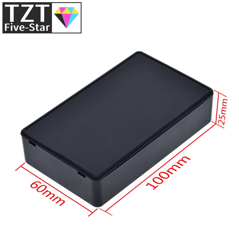 TZT 1/3PCS Neues ABS DIY Kunststoff-Elektronik-Projektgehäuse Instrumentengehäuse 100x60x25mm VE834 P – Detail 1