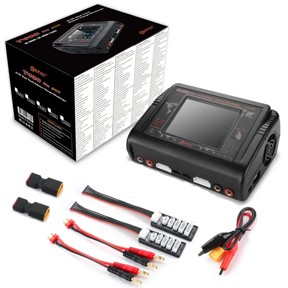 Lipo Charger Original HTRC T400 Dual Channel Touch
