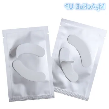 

New Arrival 100pairs/lot (50 PACKS) Wholesale Eye Pads Gel Lint Free Eyelash Extension Eyelashes Paper Patches